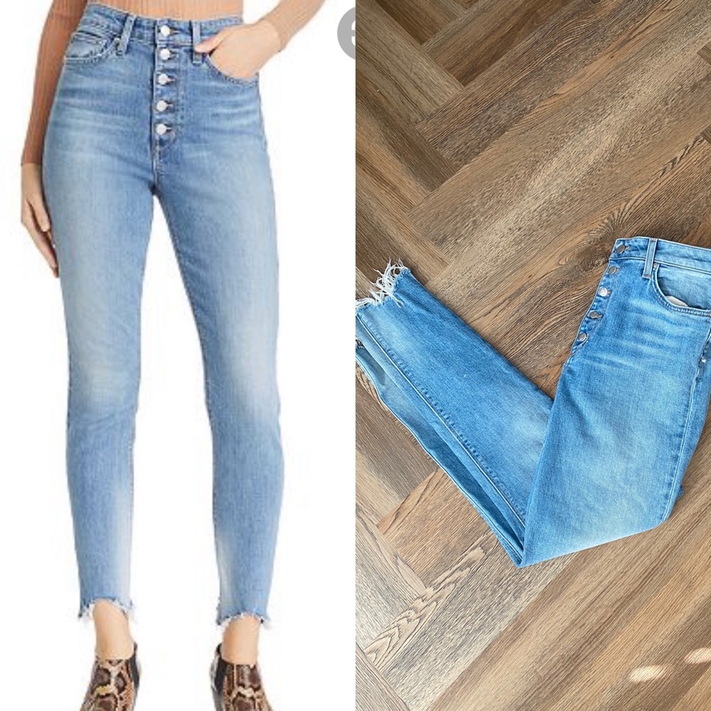 Joe’s Button Front Bella High Rise Skinny Ankle